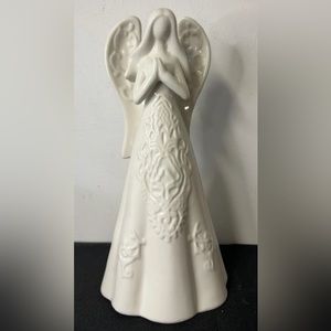 Burton + BURTON Praying Angel Figurine Ceramic white